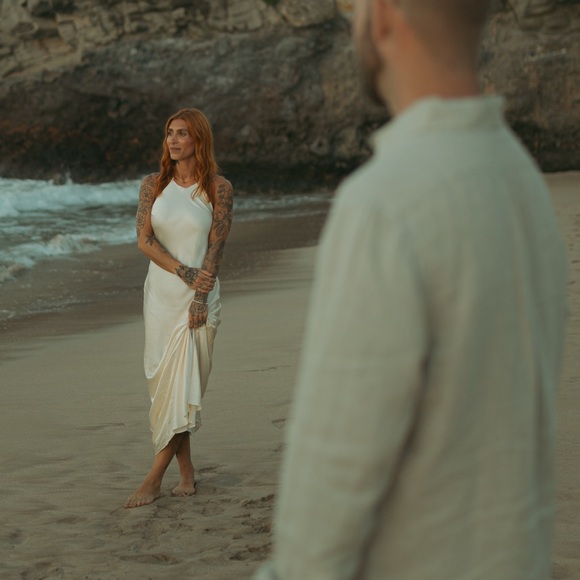 Reformation Ivory Silk Wedding Dress - Picture 8 of 10